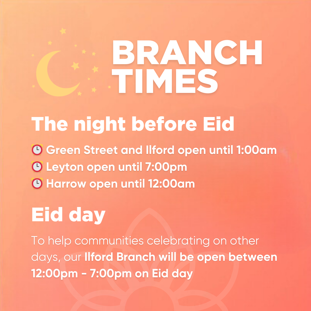 Eid Branch Opening Times