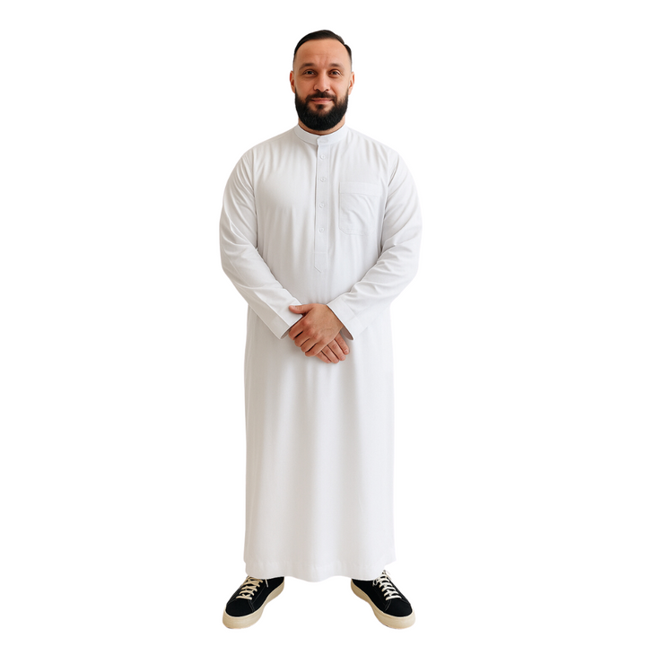 ثوب إسلامي للرجال بياقة - كم كامل