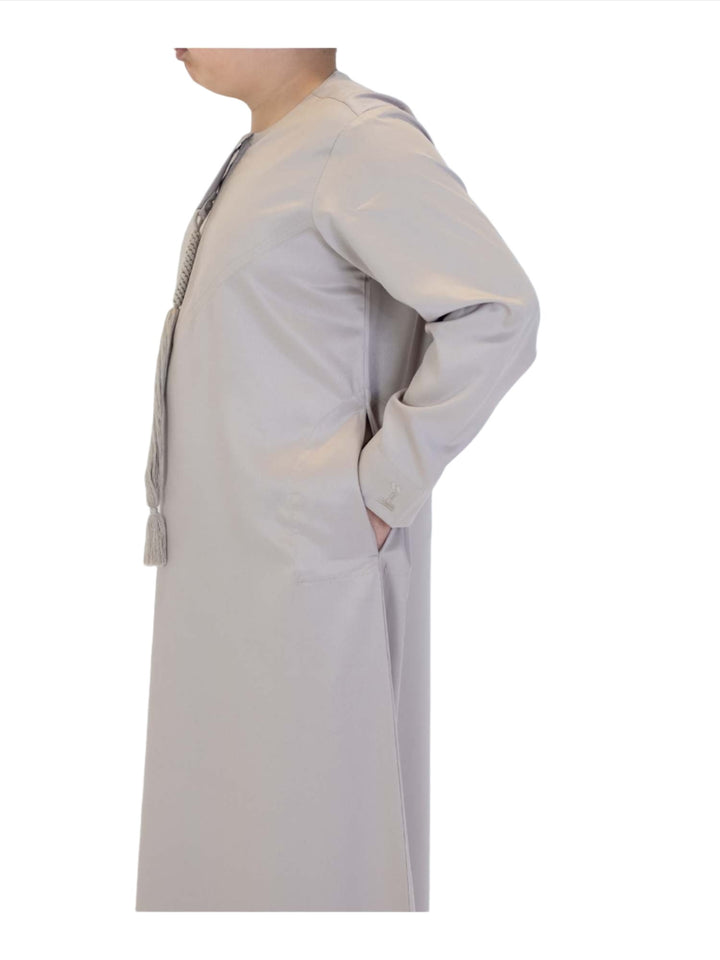 Islamic Impressions Boy's Silky Tassel Thobe