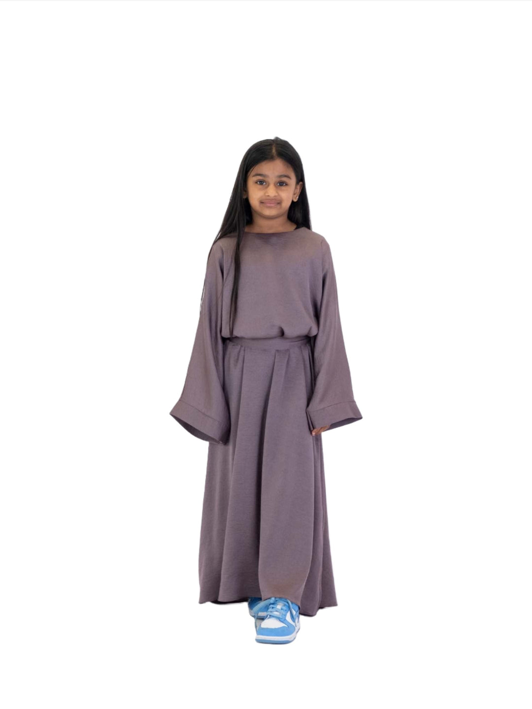 Girl's Silky Belted Abaya