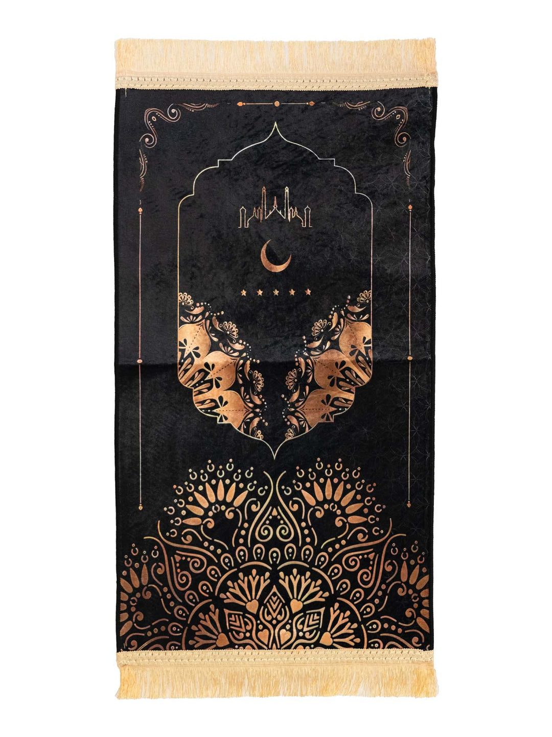 Children's Black Moon/Stars Prayer Mat