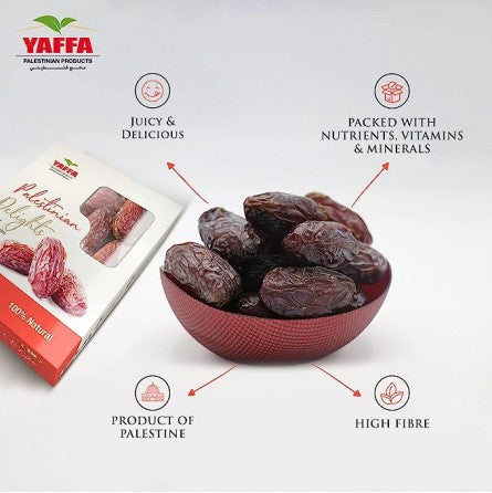 Palestinian Delights Medjoul Dates - Yaffa - Medium - 5kg Box - Islamic Impressions