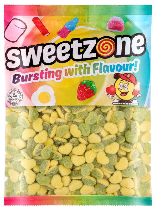 Apple & Custard Hearts - Sweet Zone - 1kg Bag