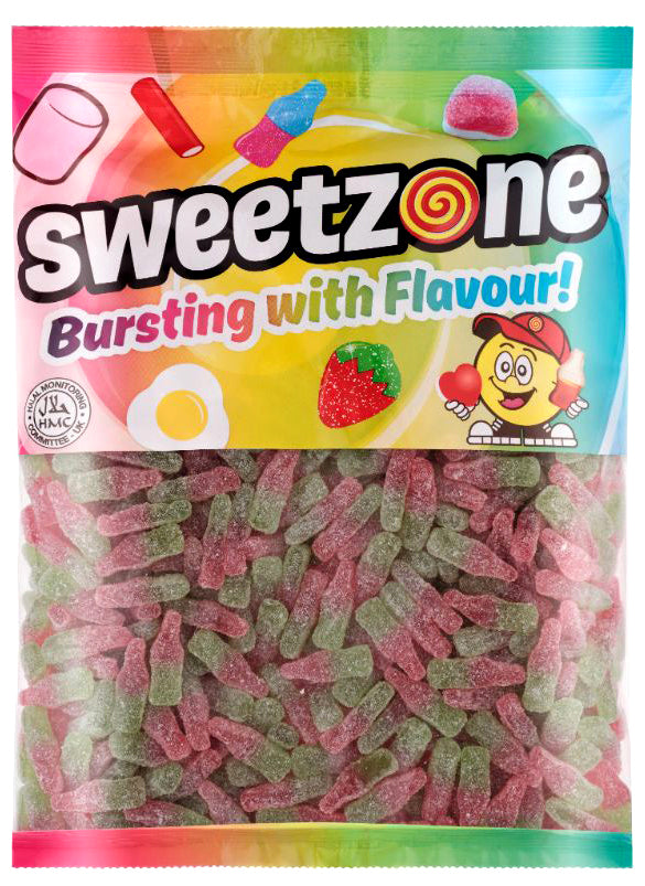 Fizzy Watermelon Bottles - Sweet Zone - 1kg Bag