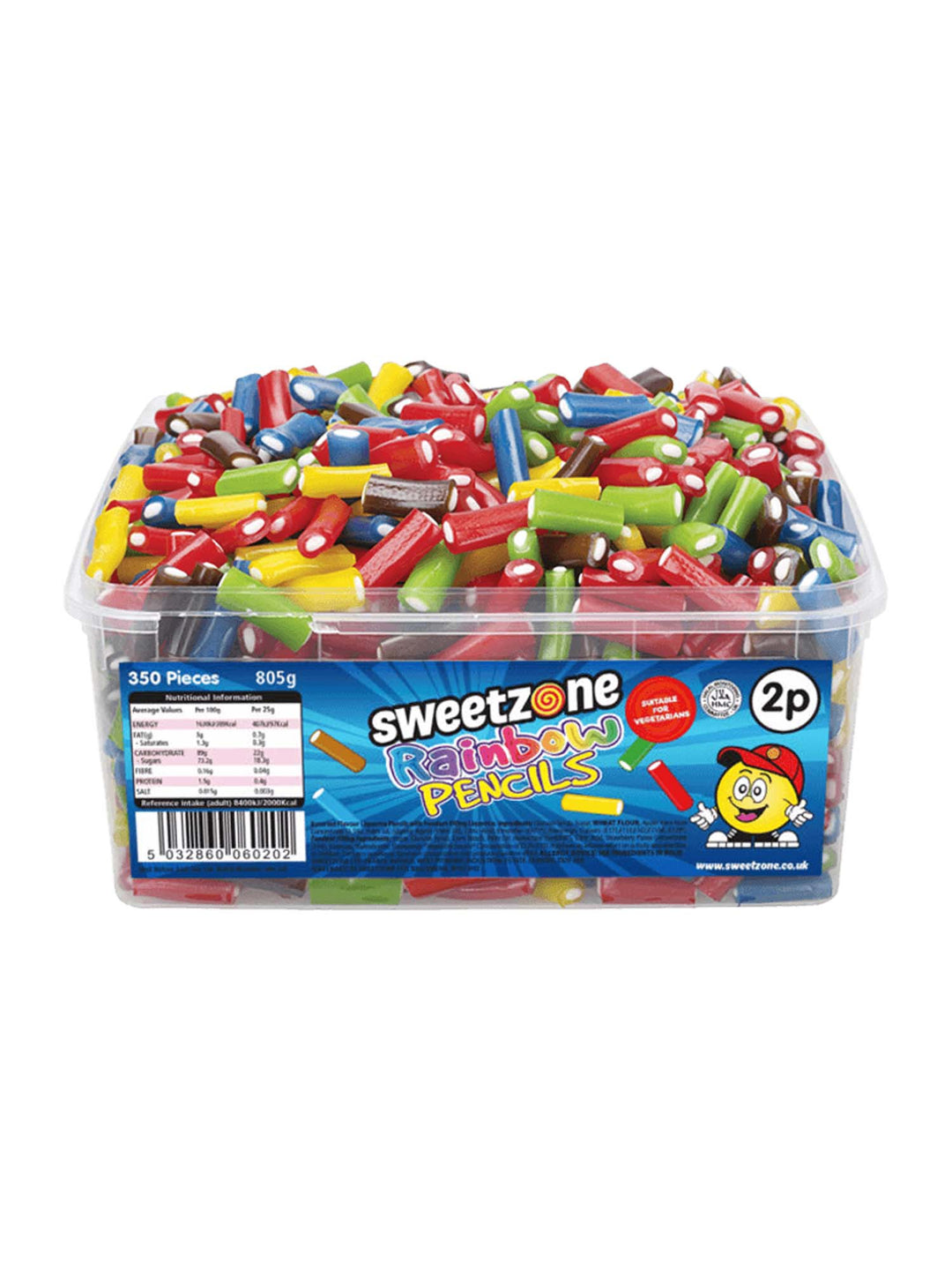 Rainbow Pencils - Sweet Zone - 805g Tub