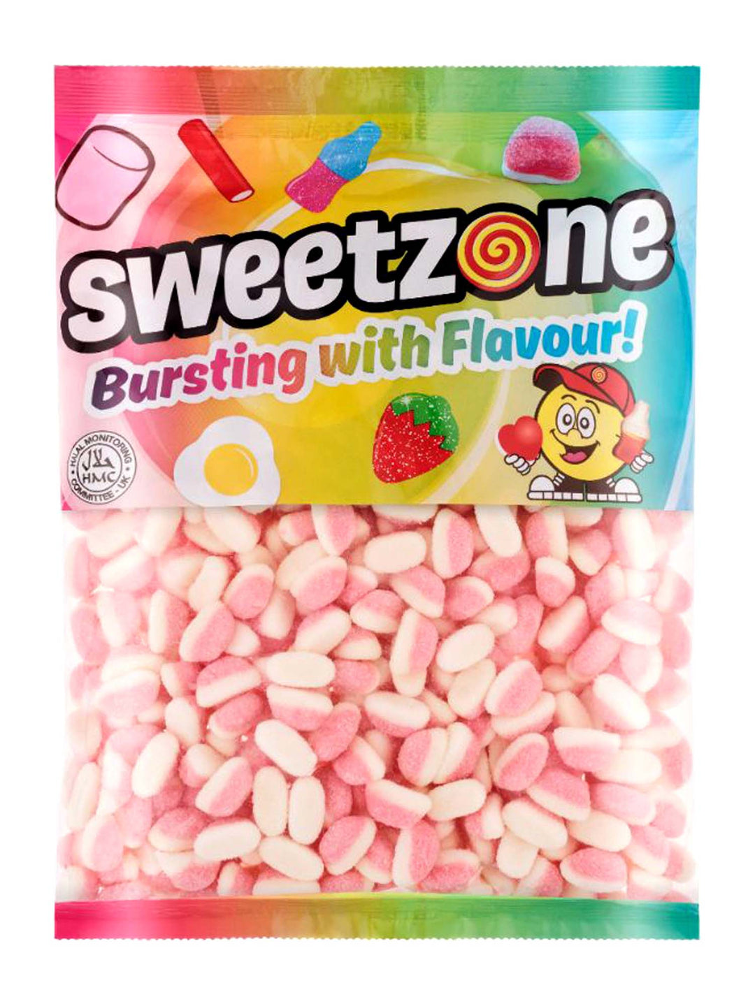 Strawberry Puffs - Sweet Zone - 1kg Bag