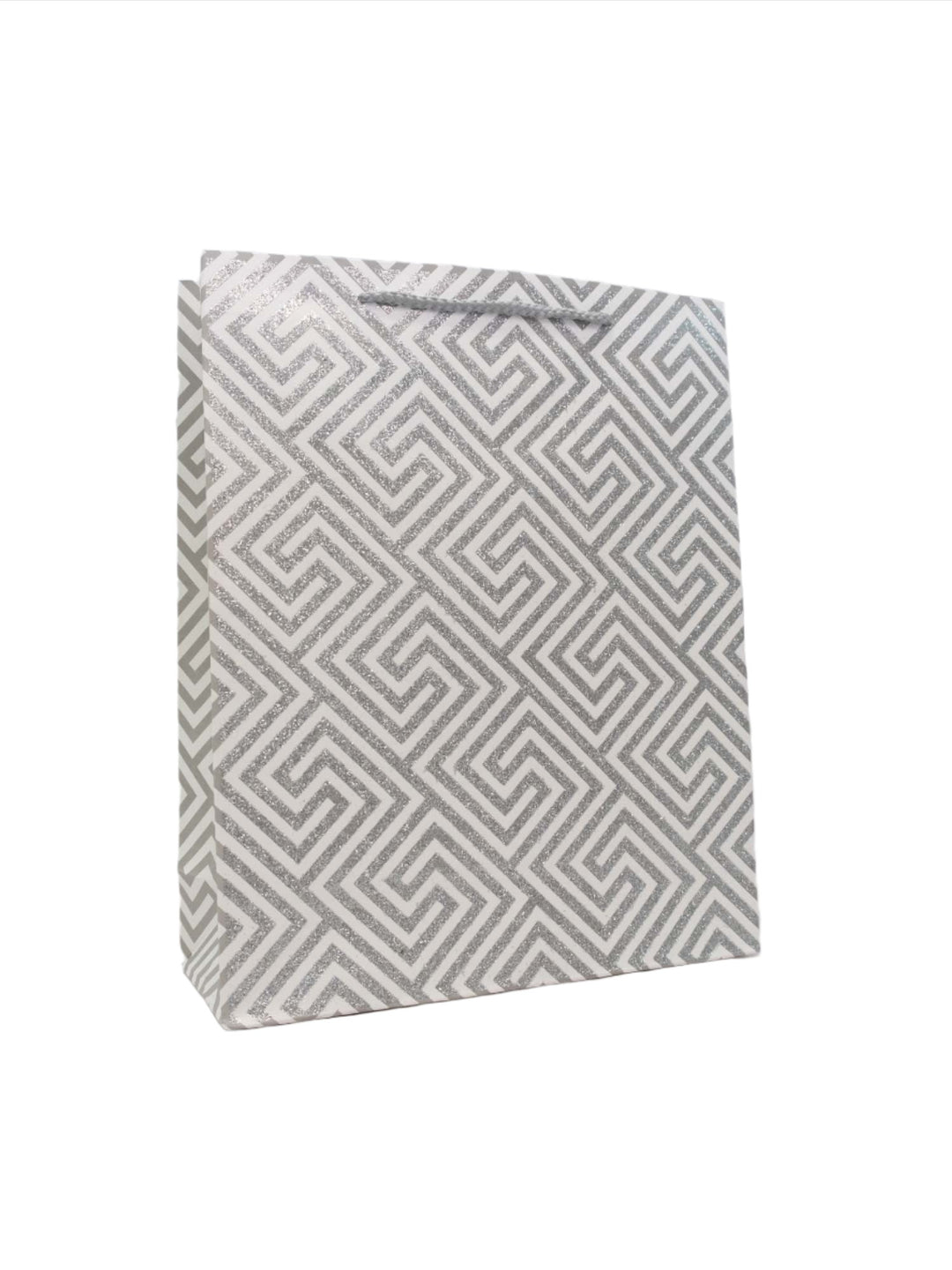 Gift Bag - White/Silver