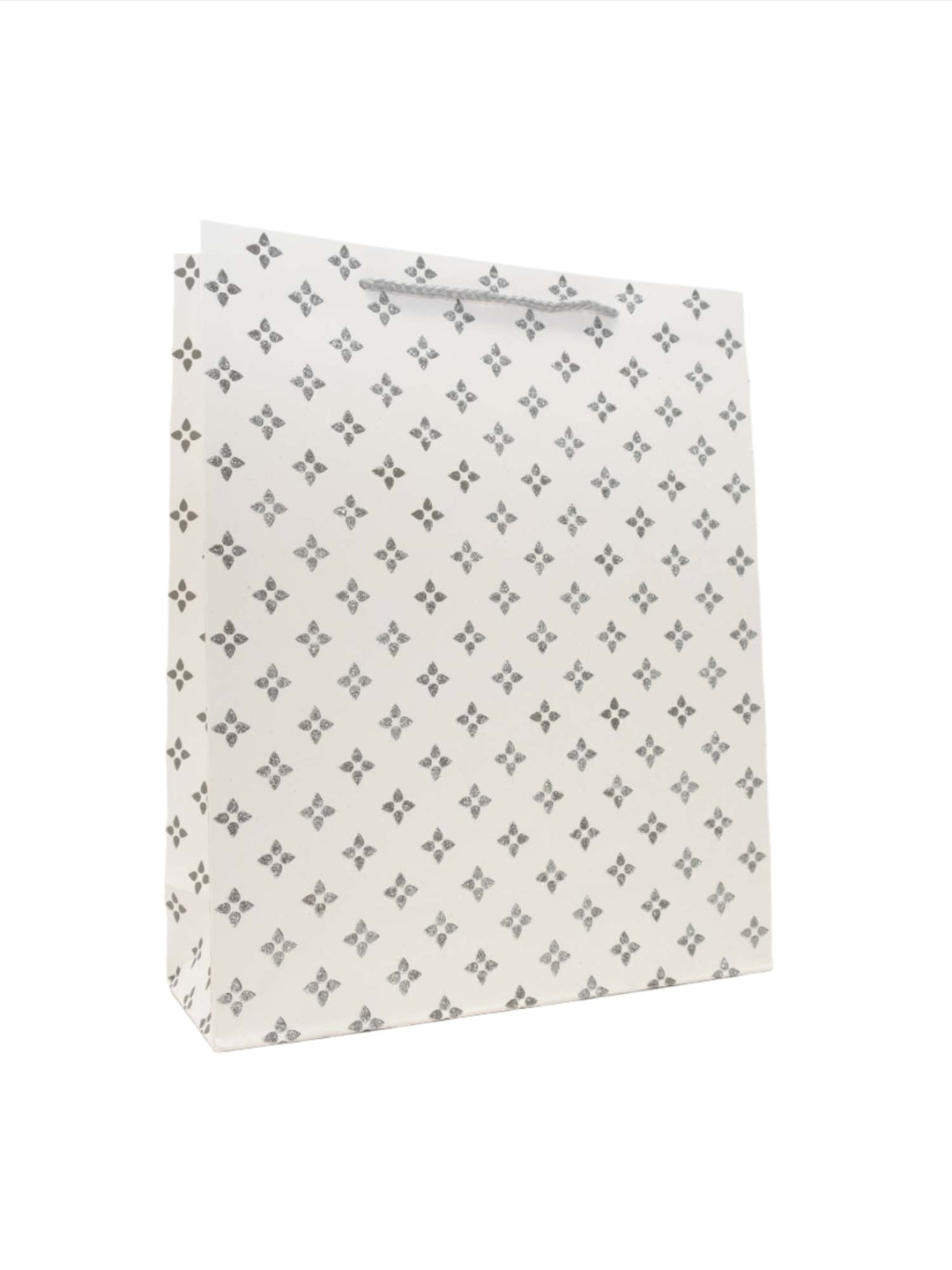 Gift Bag - White/Silver