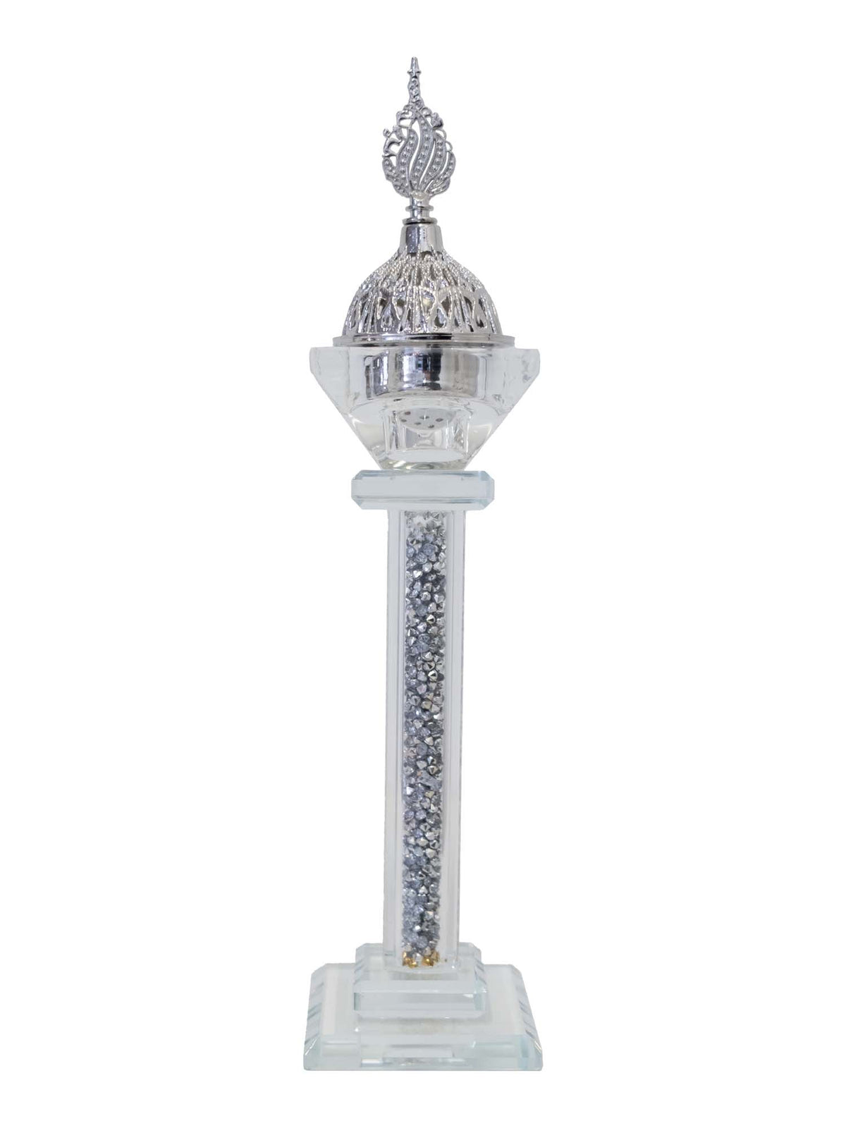 Silver Crystal Bakhoor Burner