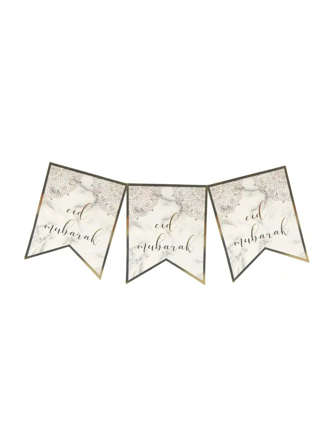 Eid Mubarak Bunting - Marble