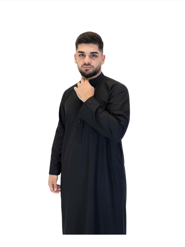 ثوب إسلامي للرجال بياقة - كم كامل