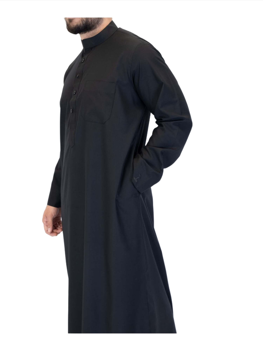 ثوب إسلامي للرجال بياقة - كم كامل