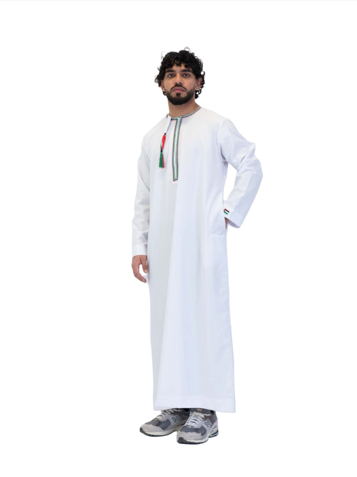 Palestinian Omani Thobe with Tassel