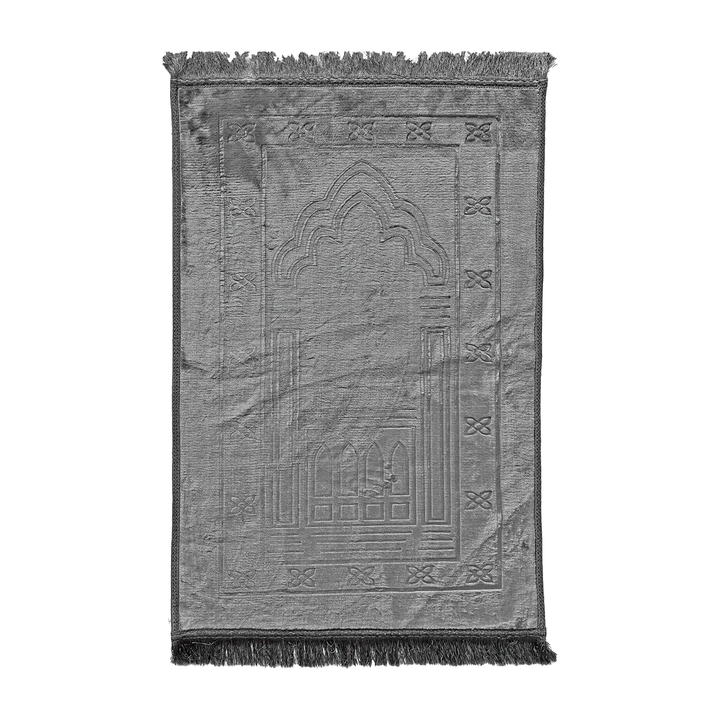 Large Velvet Prayer Mat - Islamic Impressions