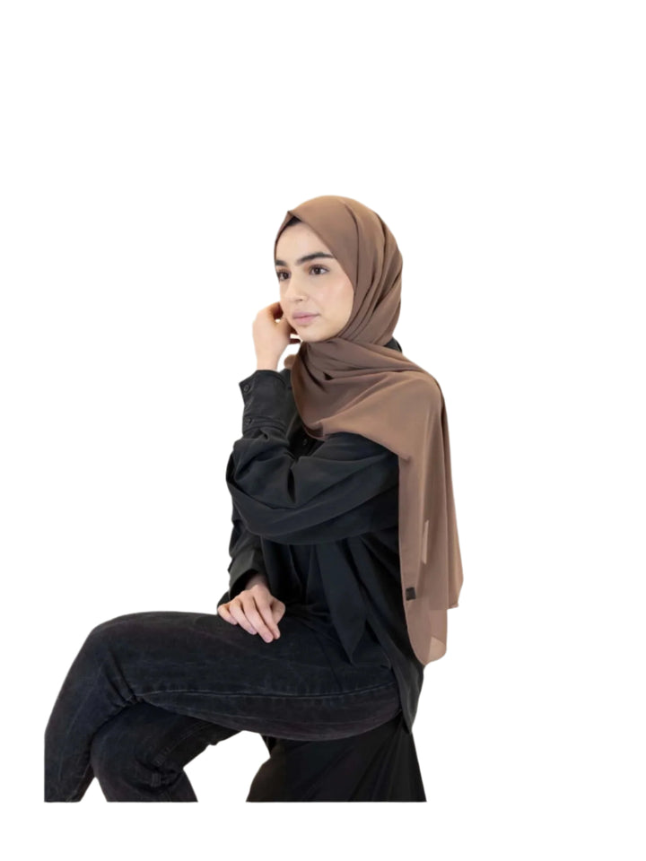 Plain Chiffon Scarf - Islamic Impressions