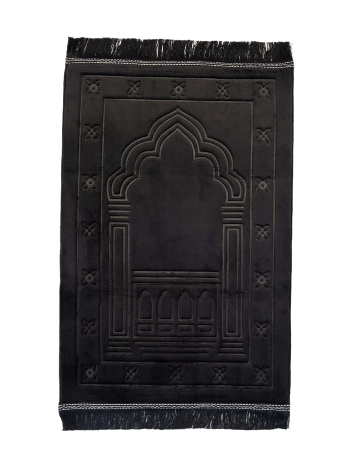 Memory Foam Velvet Prayer Mat - Islamic Impressions