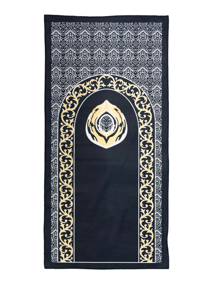 Black Pouch Travel Prayer Mat