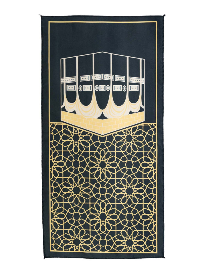 Black Pouch Travel Prayer Mat