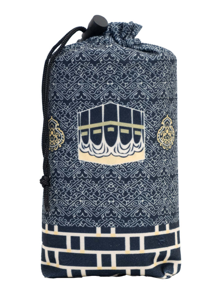 Black Pouch Travel Prayer Mat