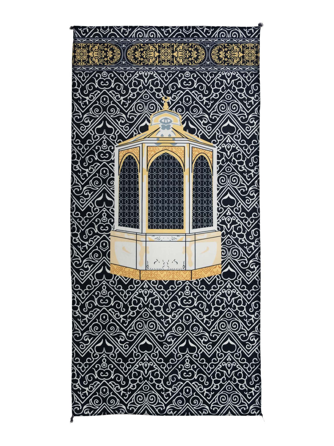 Black Pouch Travel Prayer Mat