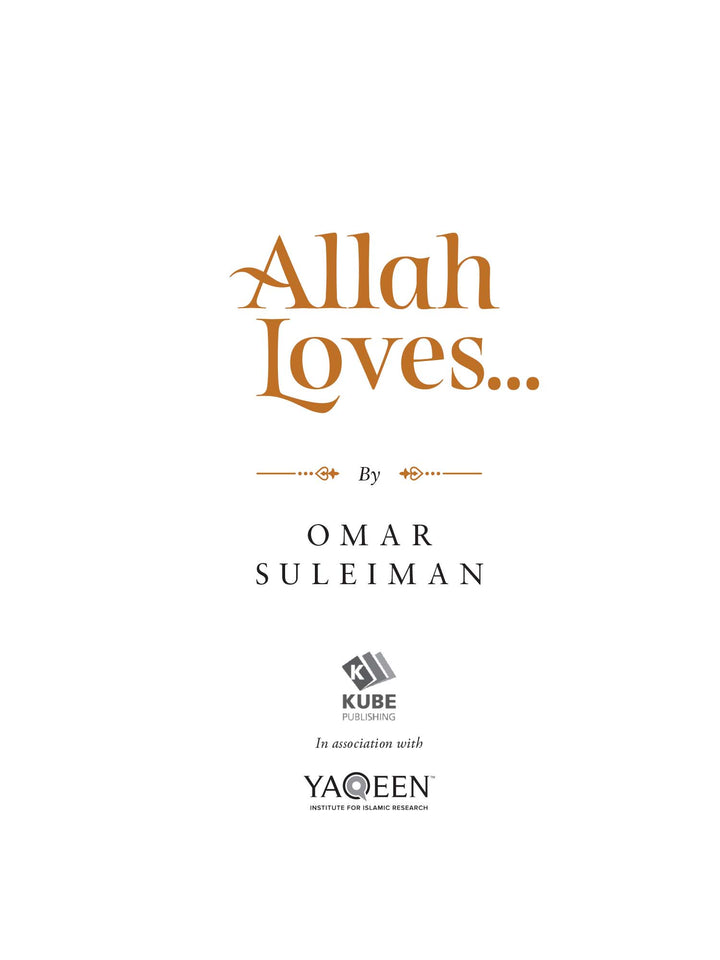Allah Loves - Omar Suleiman (Hardback)