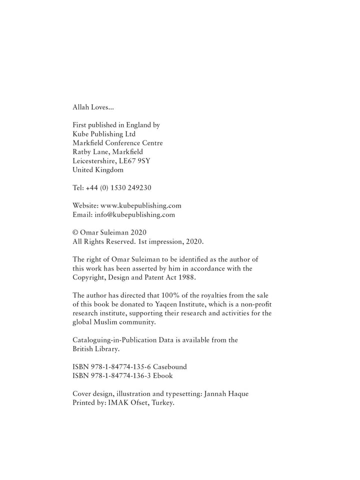 Allah Loves - Omar Suleiman (Hardback)