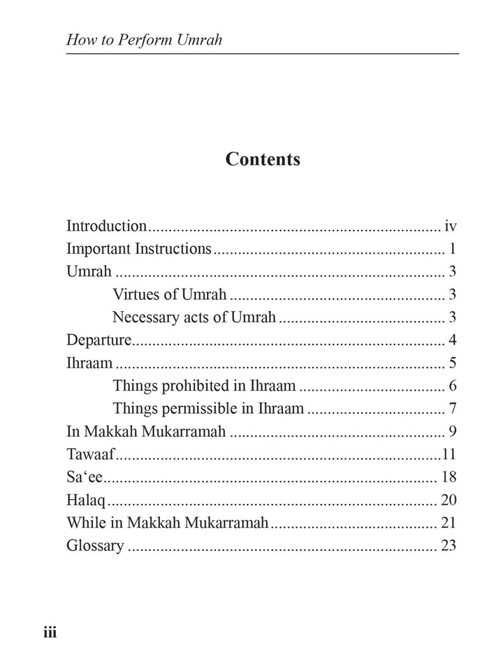 How To Perform Umrah