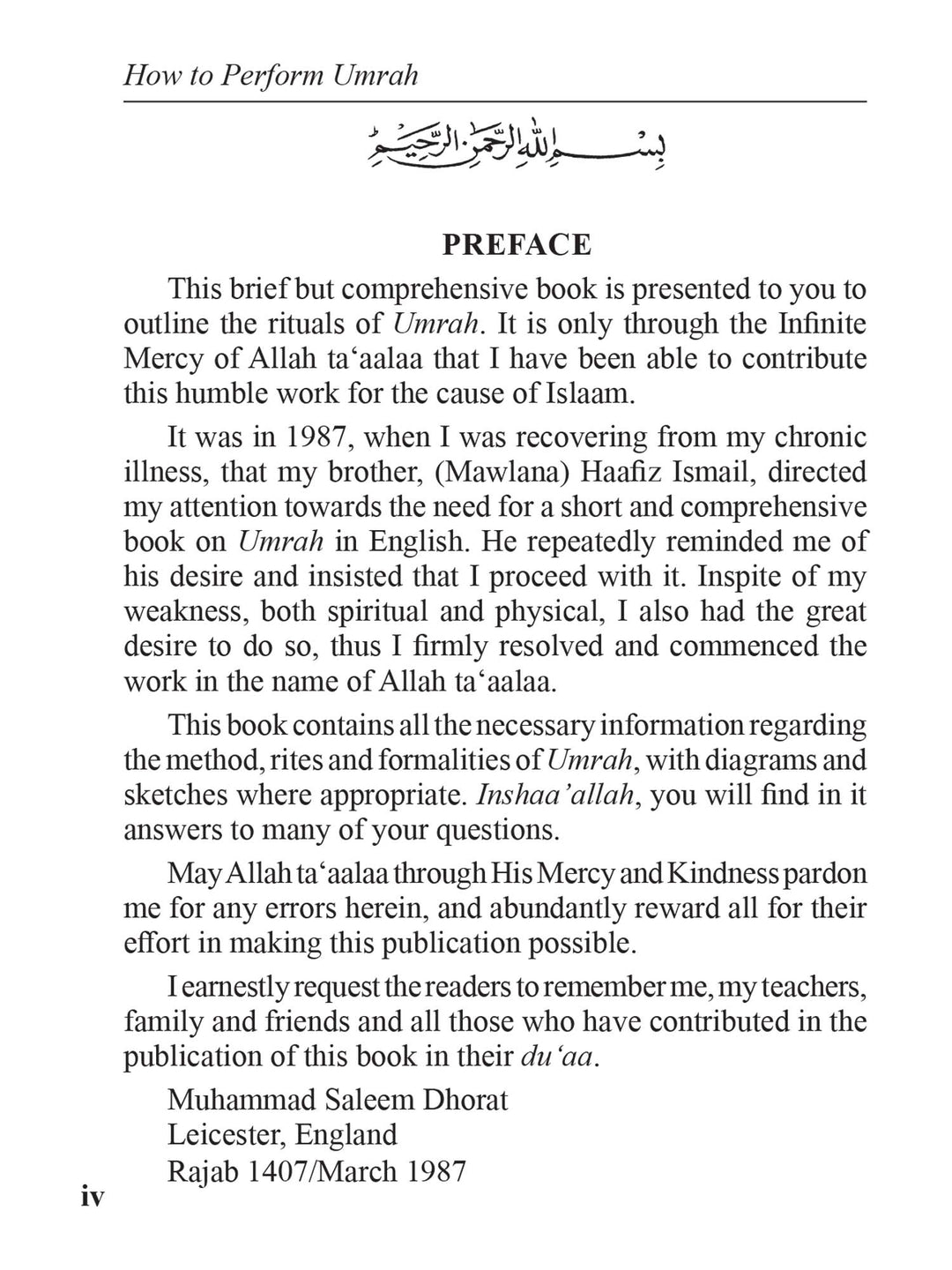 How To Perform Umrah