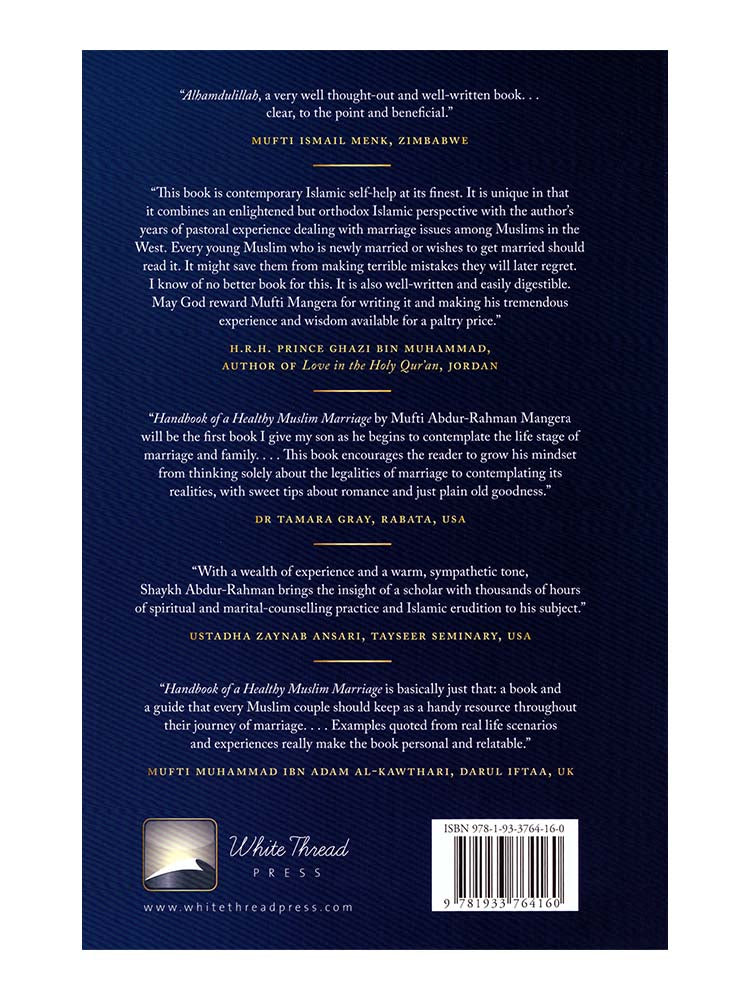 Handbook Of A Healthy Muslim Marriage - Abdur-Rahman ibn Yusuf Mangera (Paperback) - Islamic Impressions