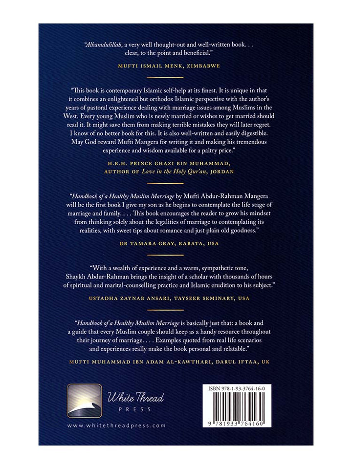 Handbook Of A Healthy Muslim Marriage - Abdur-Rahman ibn Yusuf Mangera (Paperback) - Islamic Impressions
