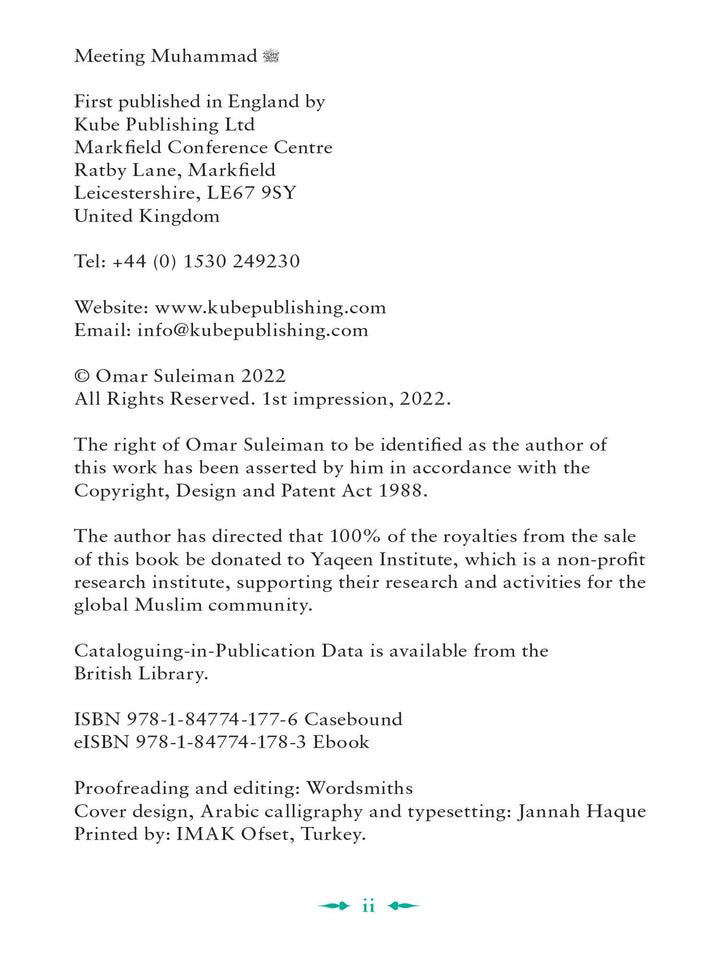 Meeting Muhammad - Omar Suleiman (Hardback)