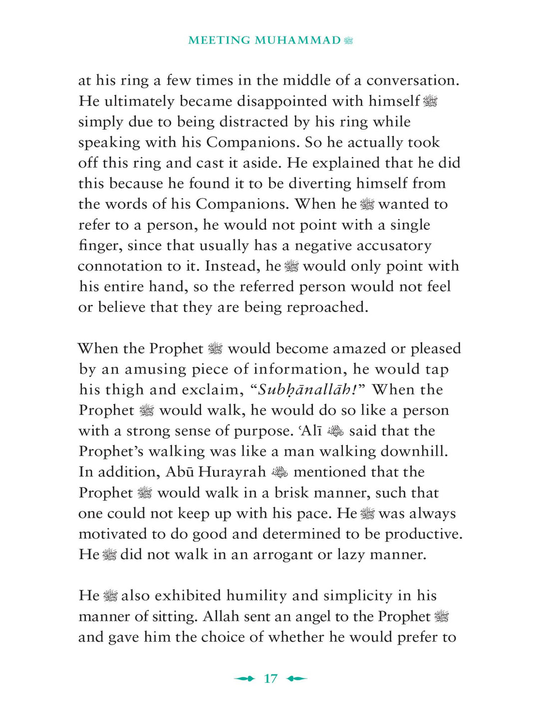 Meeting Muhammad - Omar Suleiman (Hardback)