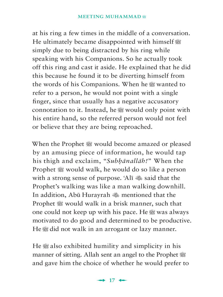 Meeting Muhammad - Omar Suleiman (Hardback)