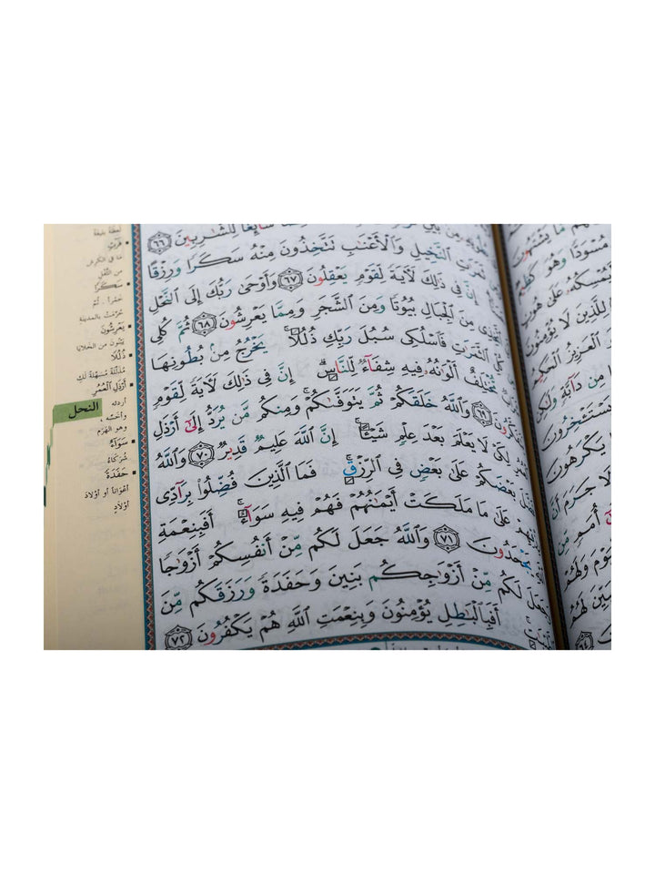 Quran - Uthmani Script - Colour Coded Tajweed - Medium