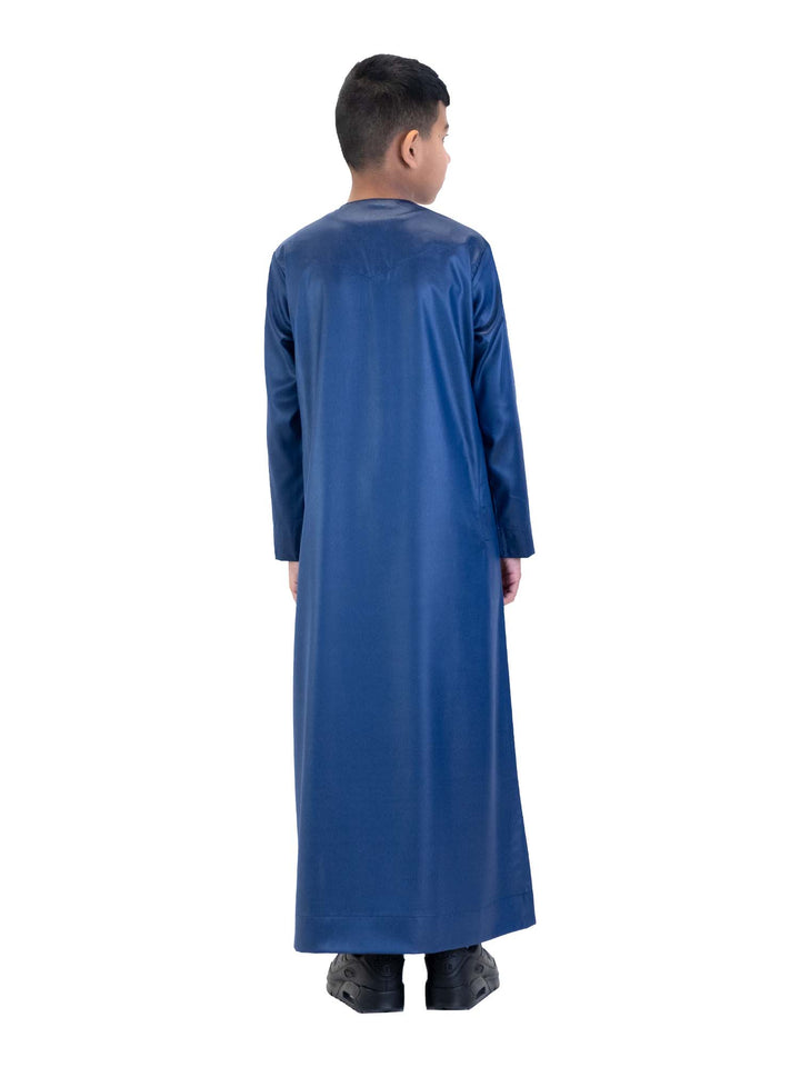 Islamic Impressions Boy's Silky Thobe With Zip