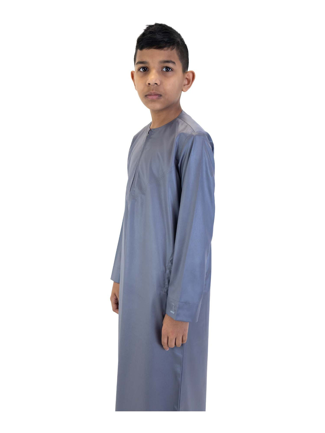 Islamic Impressions Boy's Silky Thobe With Zip