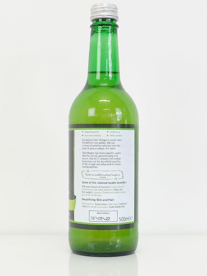 Organic Apple Cider Vinegar - Shifa E Kaamila - 500ml - Islamic Impressions
