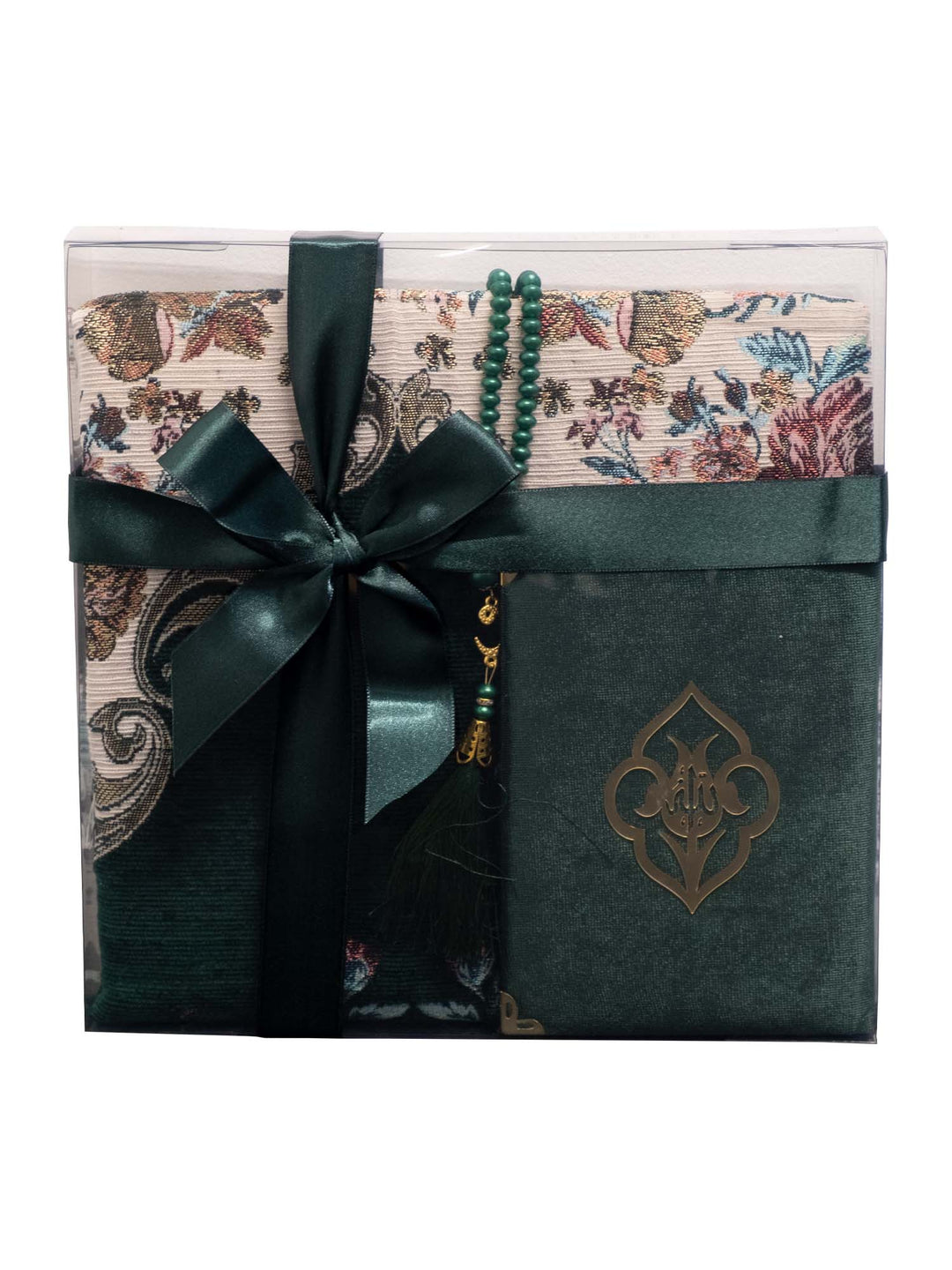 Gift Set - Five Surahs/Mat/Crystal Tasbeeh (0987)