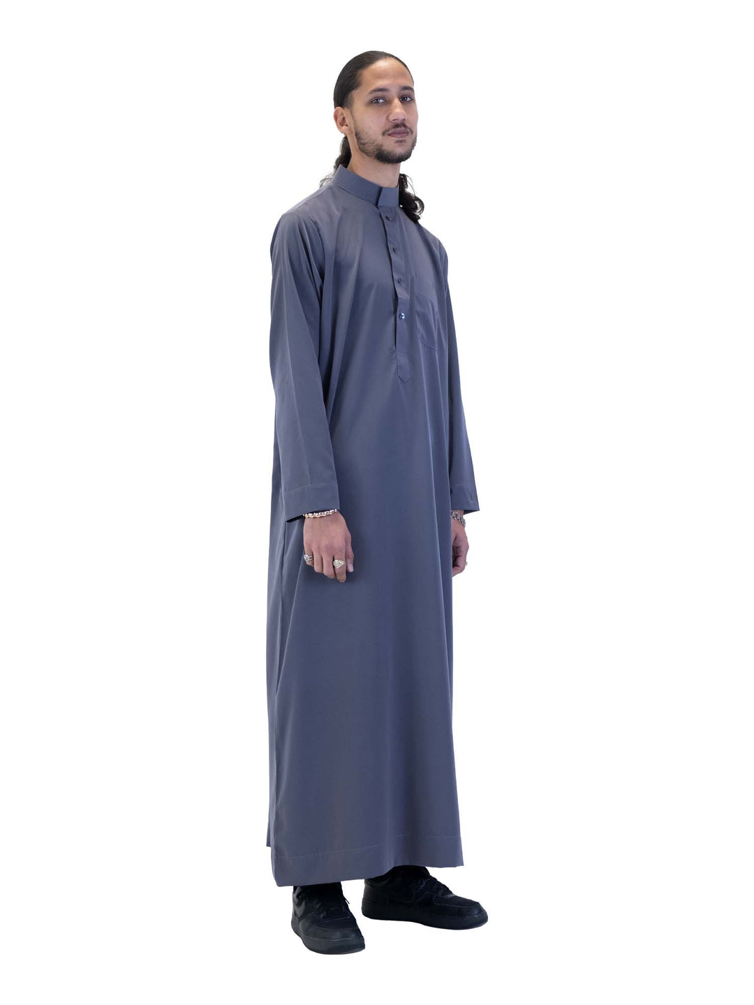 ثوب إسلامي للرجال بياقة - كم كامل