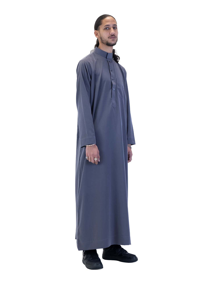 ثوب إسلامي للرجال بياقة - كم كامل
