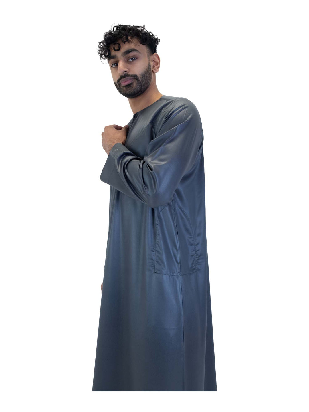 Islamic Impressions Silky Thobe With Zip