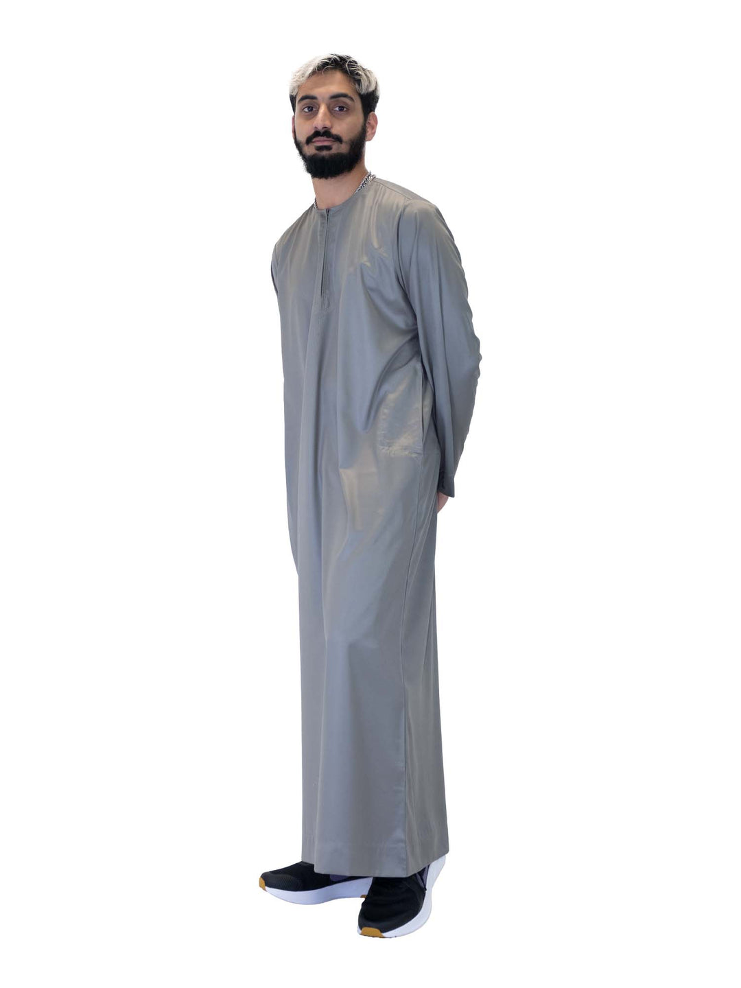 Islamic Impressions Silky Thobe With Zip