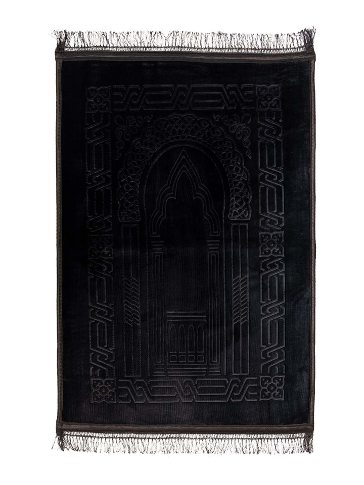 Large Velvet Prayer Mat - Islamic Impressions