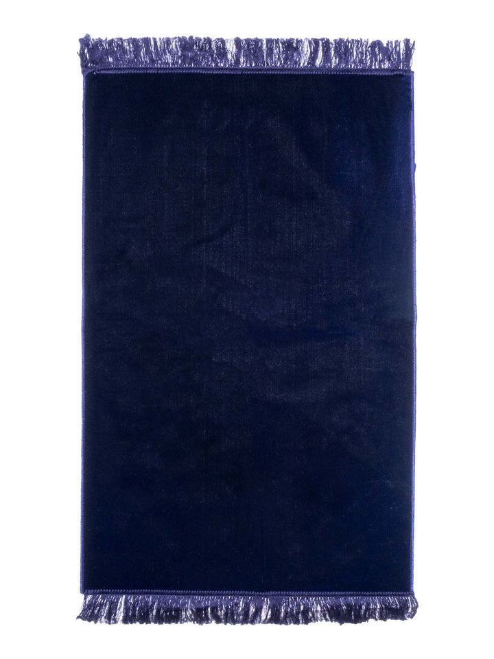 Plain Velvet Prayer Mat - Islamic Impressions