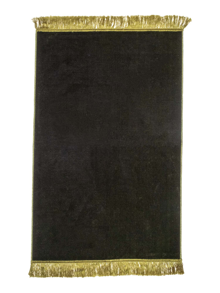 Plain Velvet Prayer Mat - Islamic Impressions