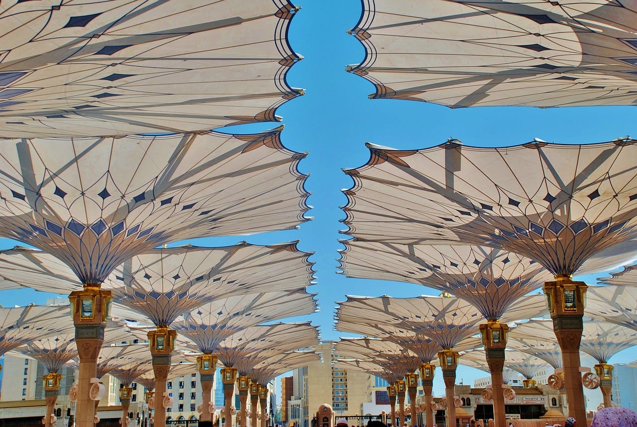 A photograph of Madinah