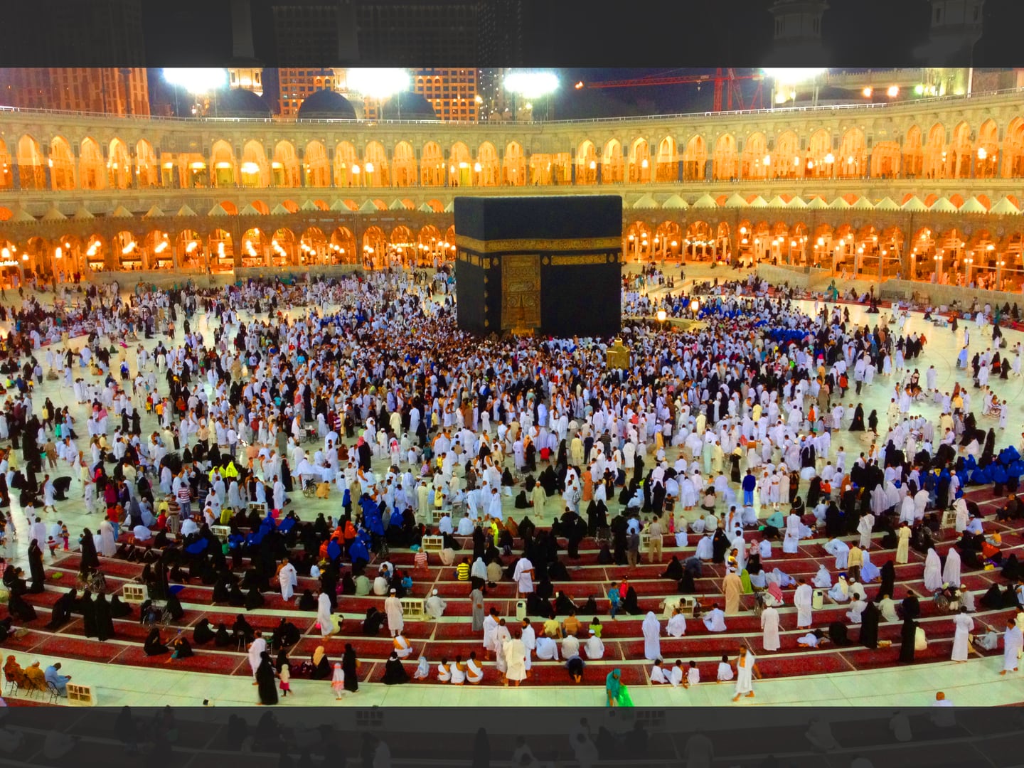 A photograph of the pilgrimage destination in Makkah