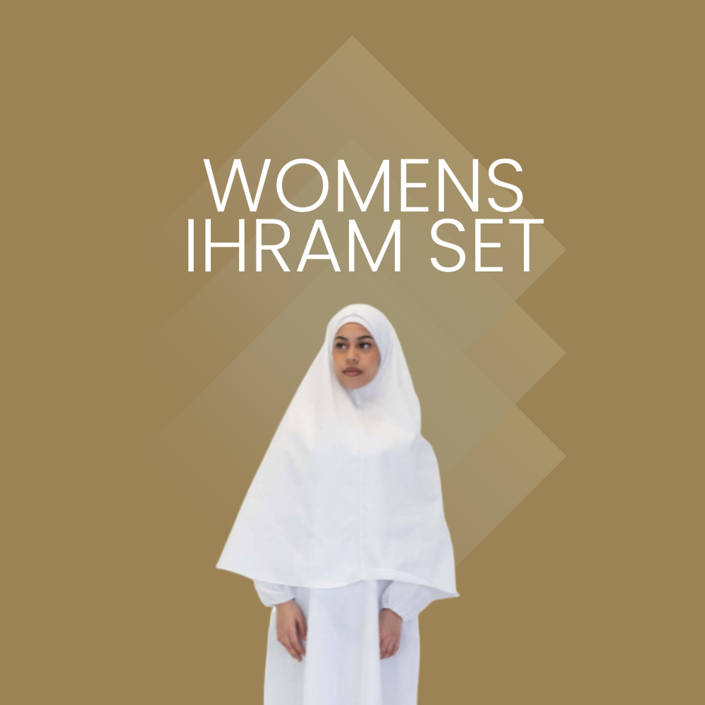Womens Complete Hajj/Umrah Bundle feat Womens Ihram Set