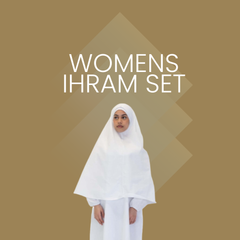Womens Complete Hajj/Umrah Bundle feat Womens Ihram Set - Islamic Impressions