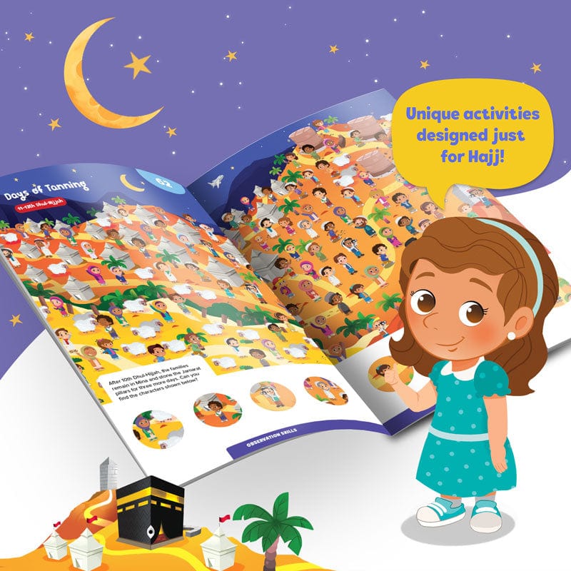 Hajj & Umrah Activity Book (Big Kids 8+)